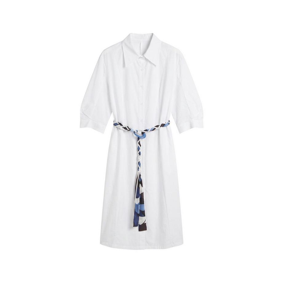 Chiara Ferretti Robe chemise avec ceinture à motif  