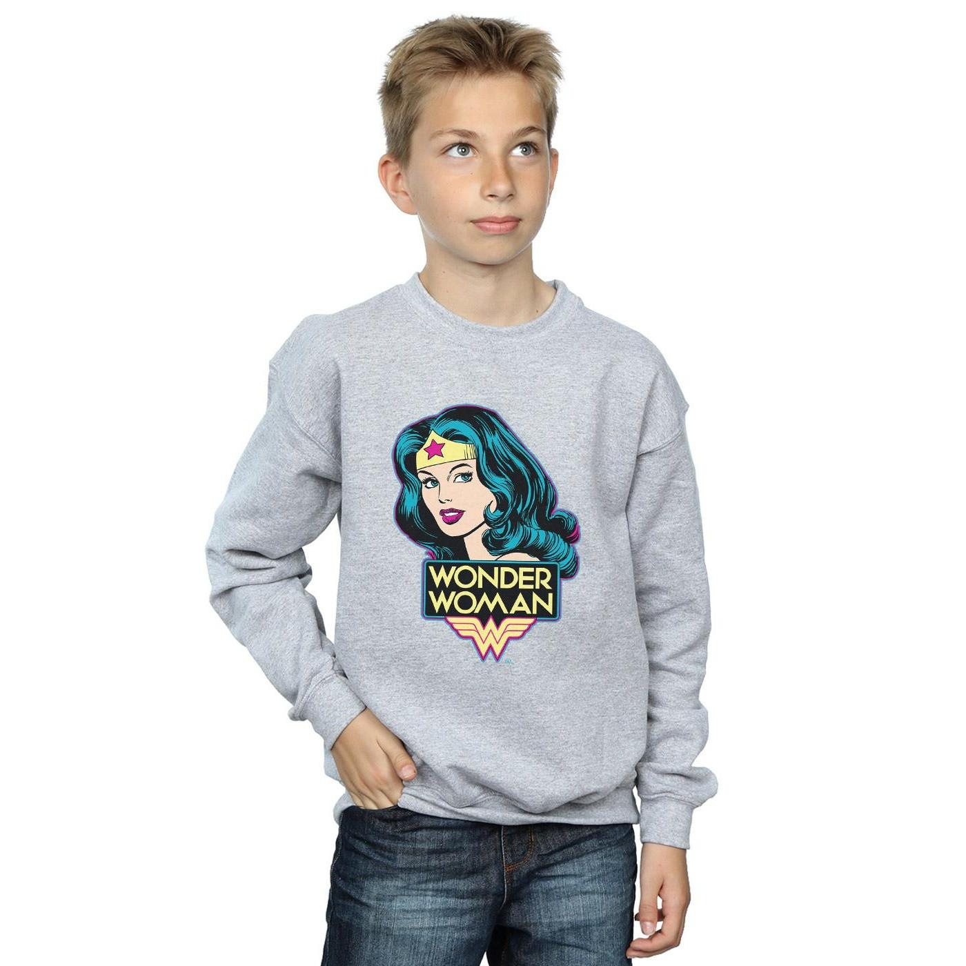 DC COMICS  Wonder Woman Head Sweatshirt 