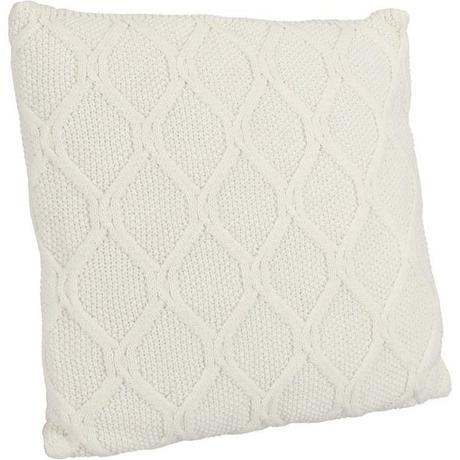 mutoni Coussin Scotty blanc 45x45  