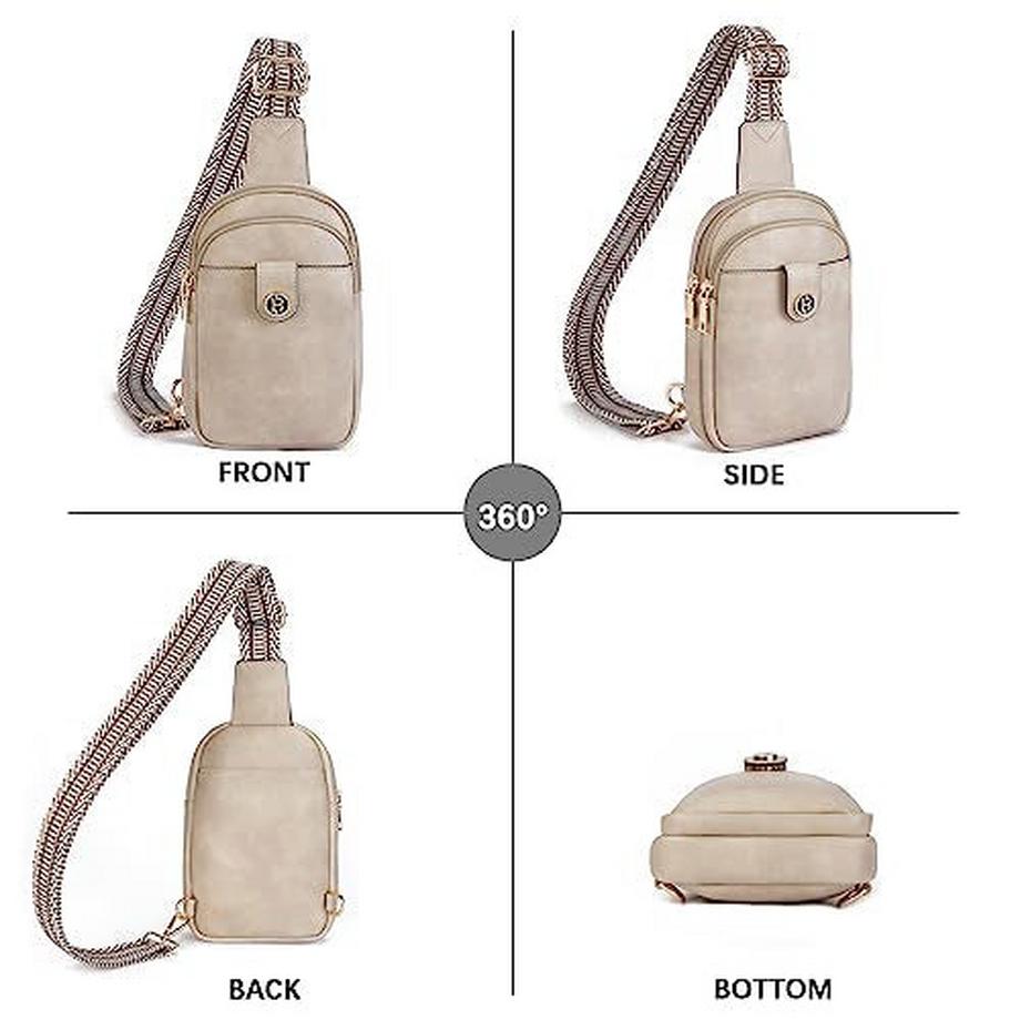 Only-bags.store Brusttasche Schulterrucksack Sling Bag Kleine Umhängetasche  