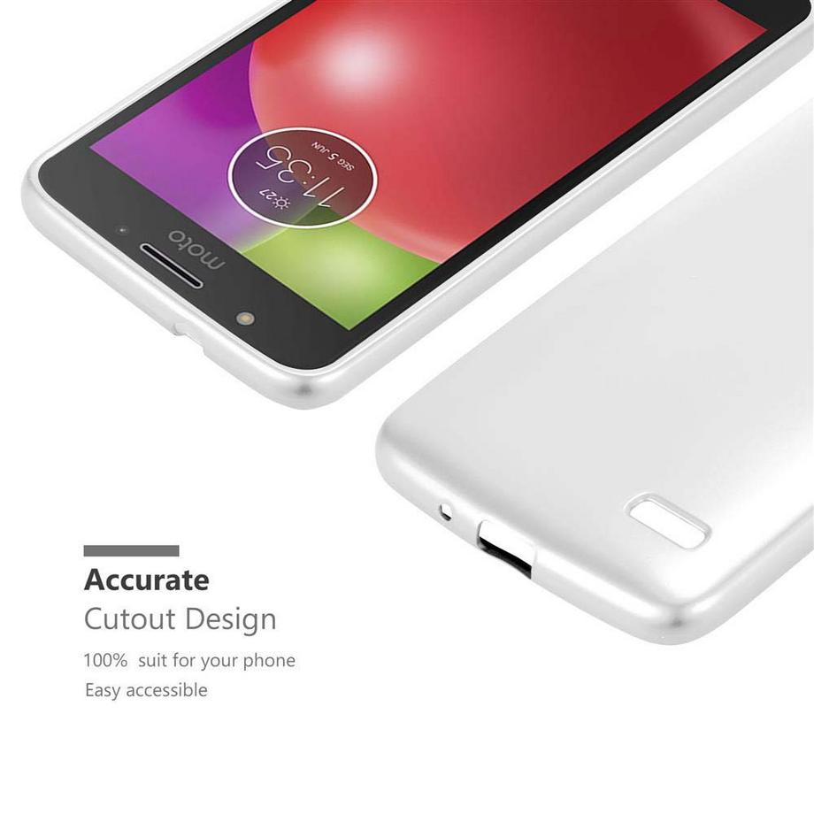 Cadorabo  Hülle für Motorola MOTO E4 TPU Silikon Matt 