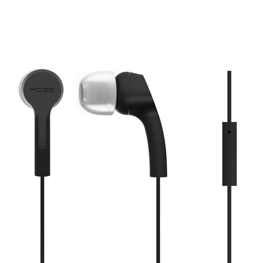 KOSS Kopfhörer KEB9i In-Ear-Mikrofon Schwarz