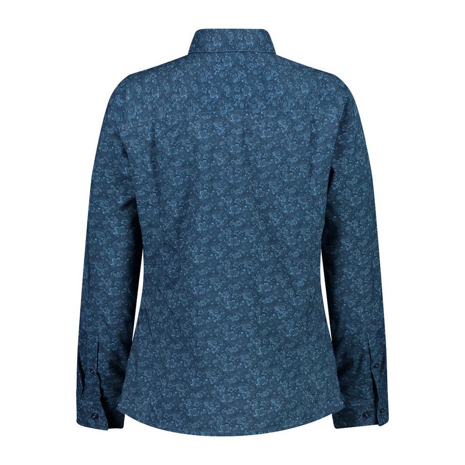 CMP Damen Langarmhemd mit Blumenmuster  