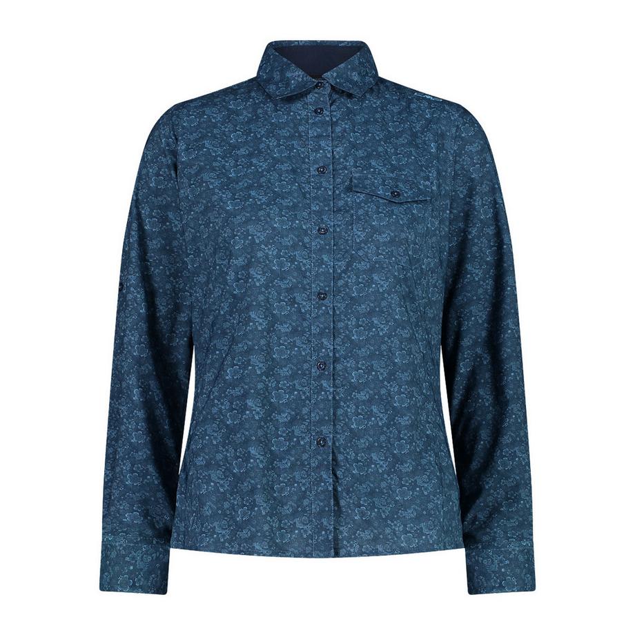 CMP Damen Langarmhemd mit Blumenmuster  