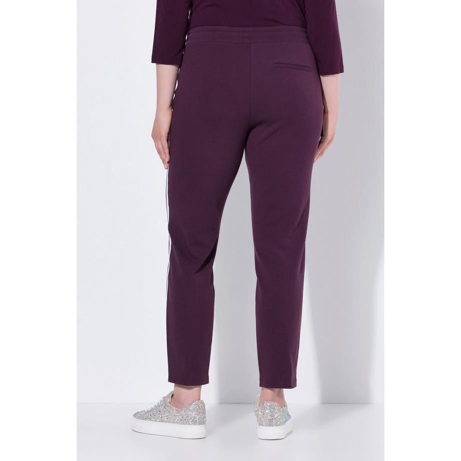 Ulla Popken Punto Hose Galonstreifen Konisches Bein Elastikbund  