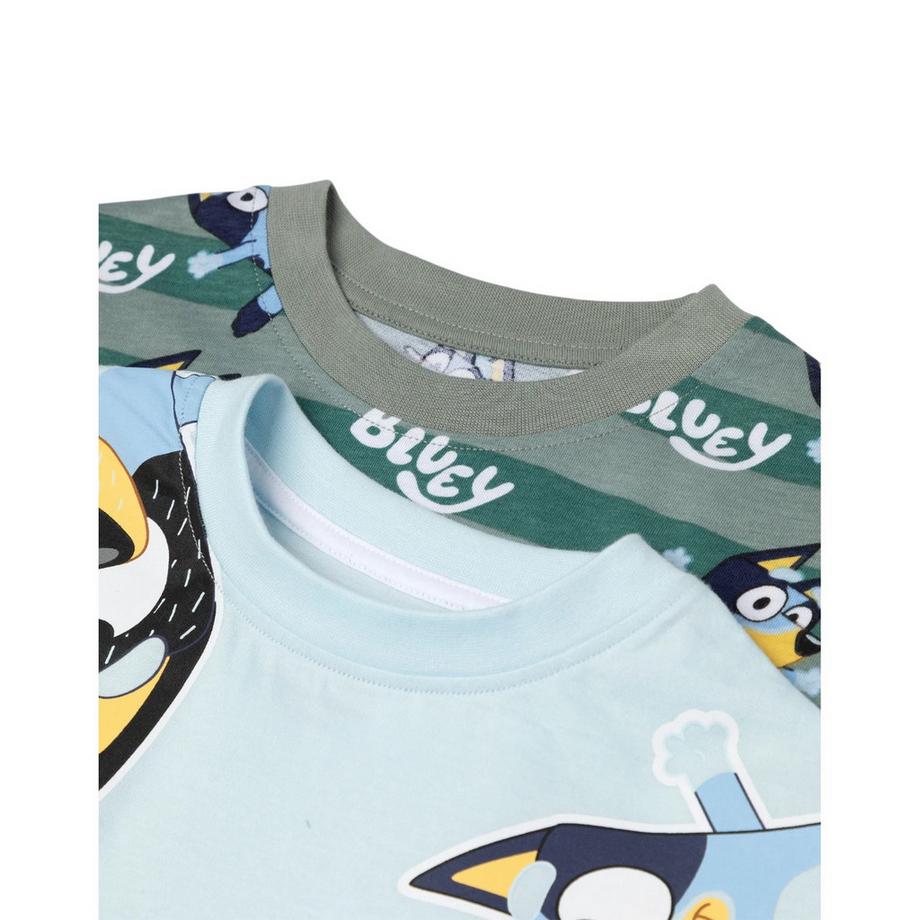 Bluey  Schlafanzug Mit Shorts, Kurzärmlig (2er-Pack) 