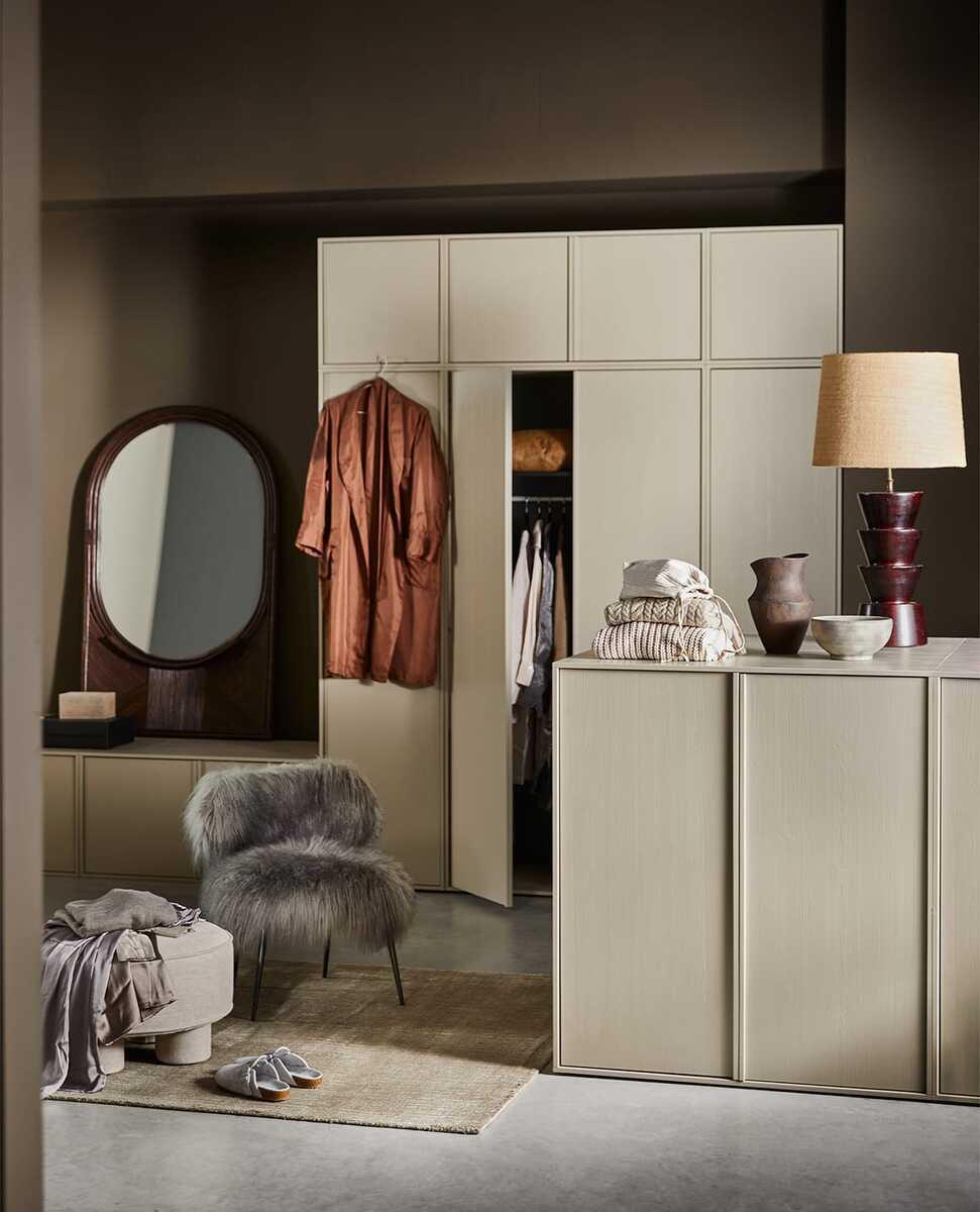 mutoni Armoire Daily Single pin gris dakar 50x110  