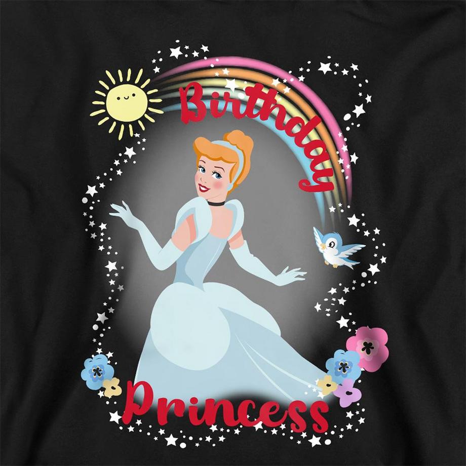 Cinderella  Sweat À Capuche Birthday Princess 