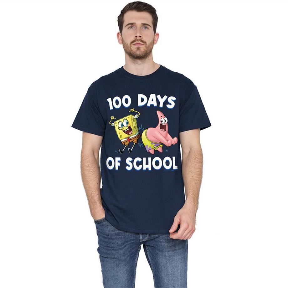 Nickelodeon  100 Days Of School Maglietta Patrick Star (patrick Stella) 