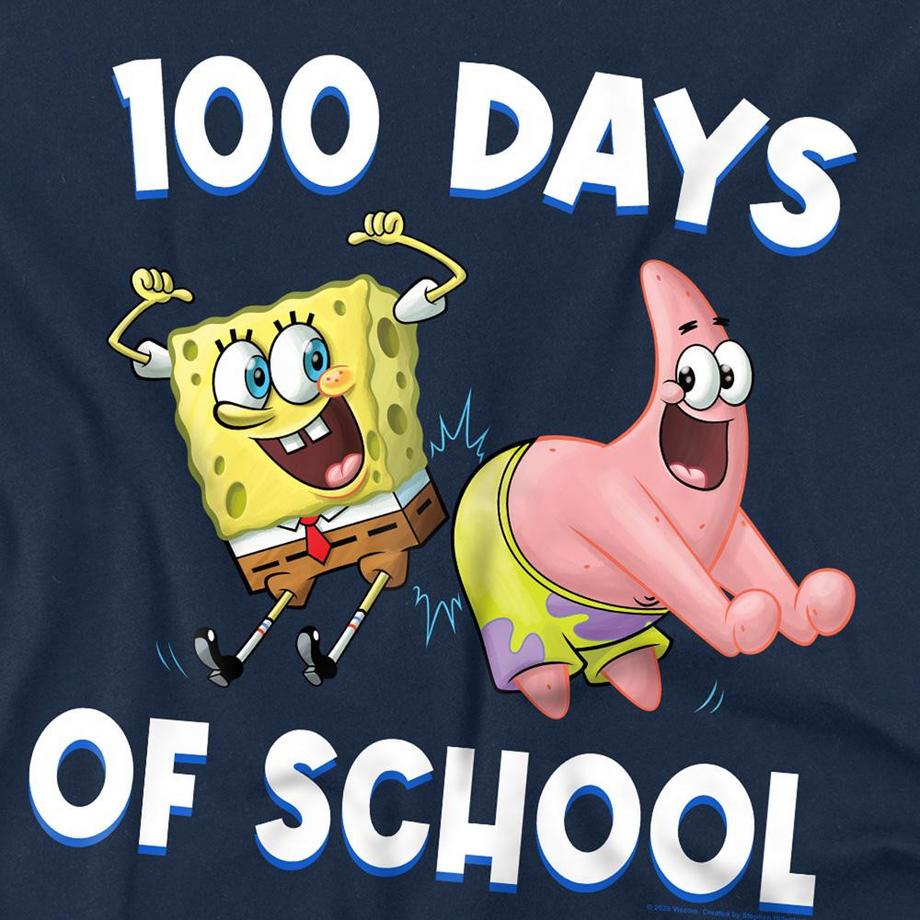 Nickelodeon  100 Days Of School Maglietta Patrick Star (patrick Stella) 