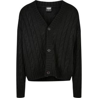 URBAN CLASSICS Boxy Zopfmuster Strickjacke  