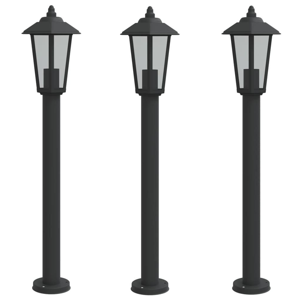 VidaXL Lampadaire d'extérieur acier inoxydable  