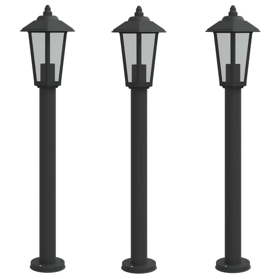 Lampadaire d'extérieur acier inoxydable