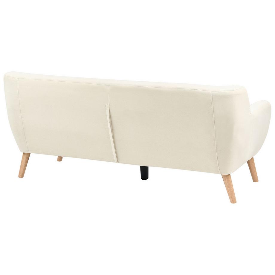 Beliani Canapé 3 places en Tissu Rétro MOTALA  