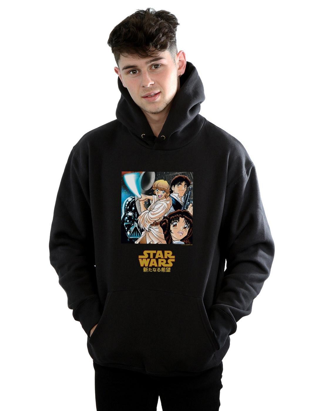 STAR WARS Star Wars Anime New Hope Felpa con cappuccio  