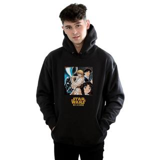 STAR WARS Star Wars Anime New Hope Felpa con cappuccio  