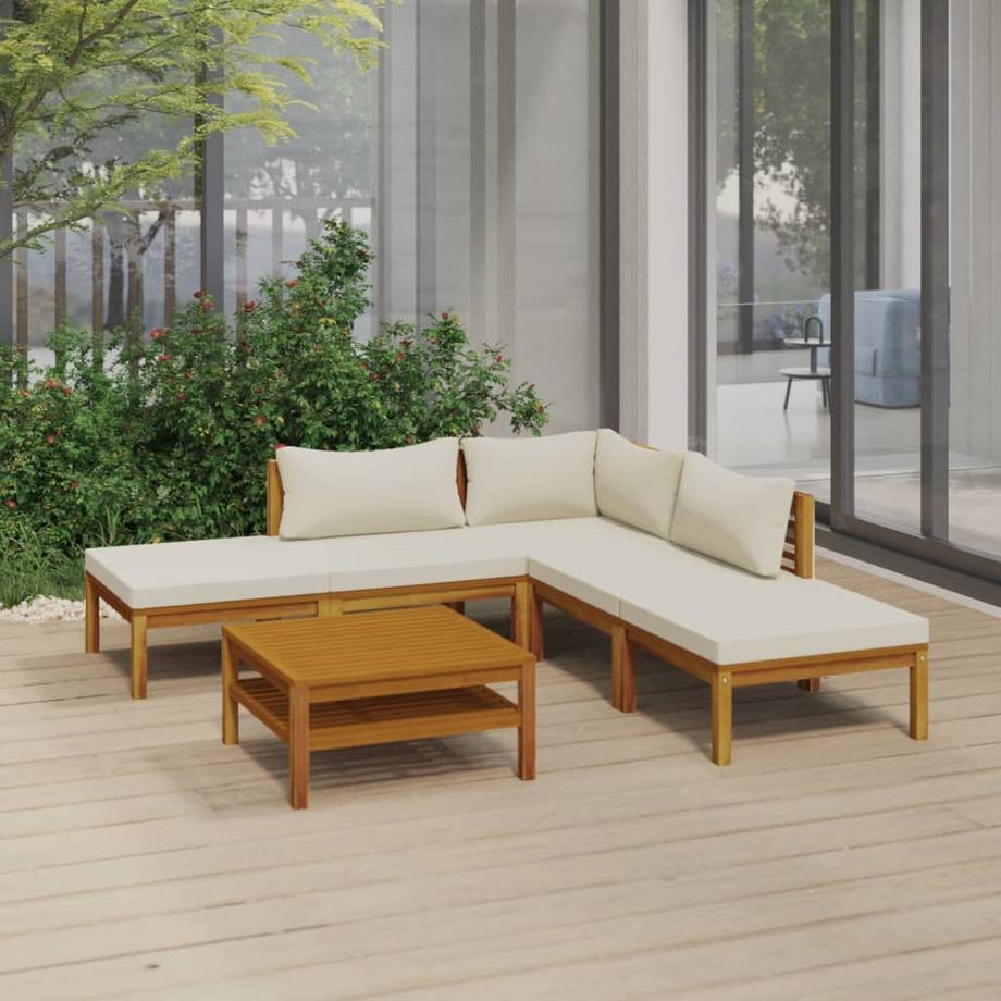VidaXL Salon de jardin bois d'acacia  