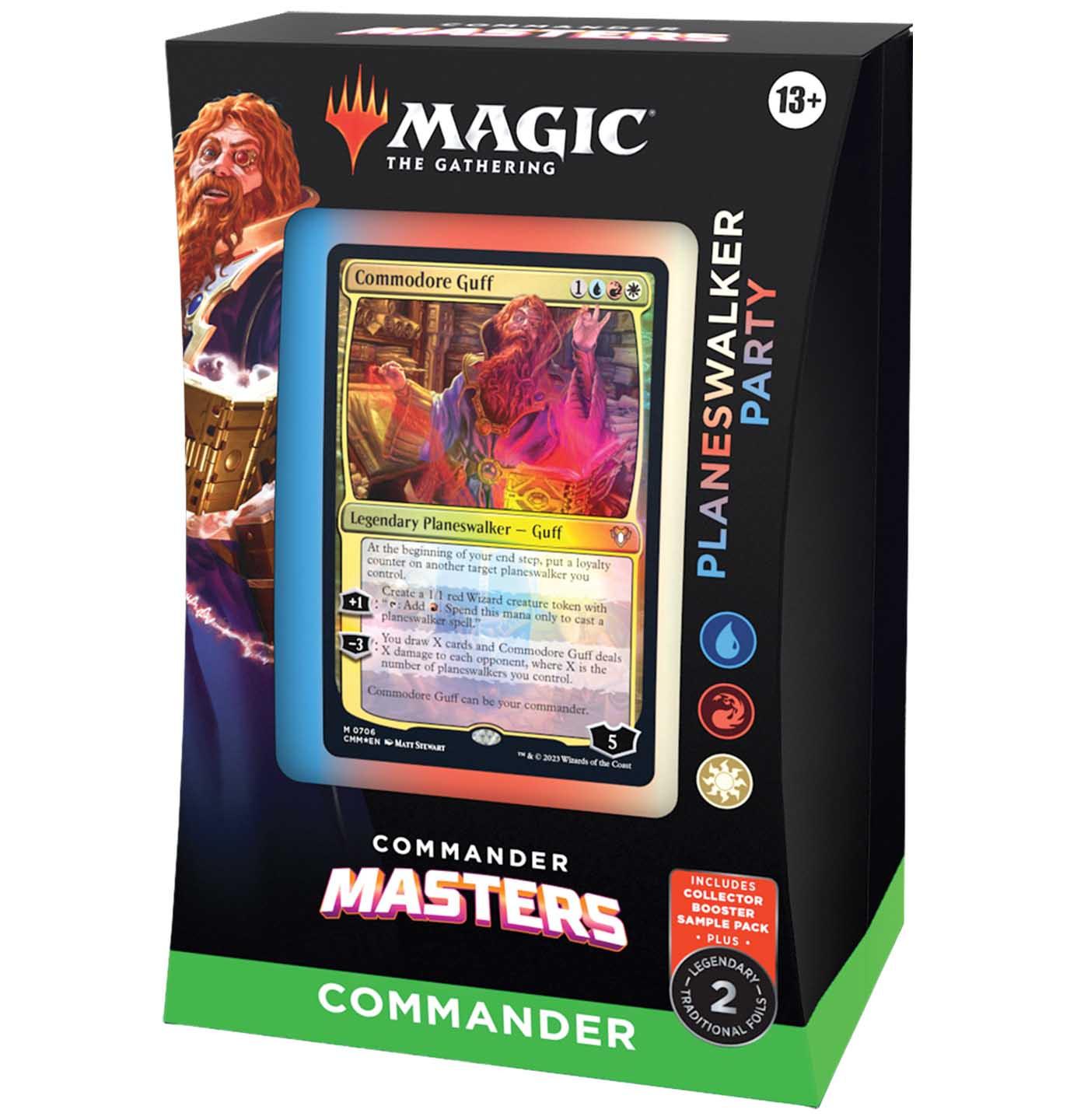 Wizards of the Coast  Commander Masters Commander Deck Planeswalker Party - Magic the Gathering - EN 