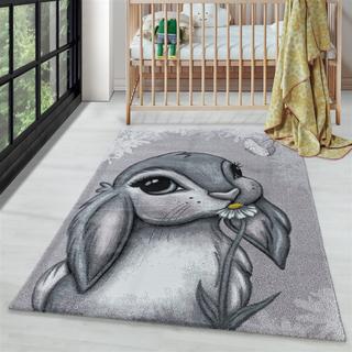 Paco Home Bunny de lièvre de tapis pour enfants  