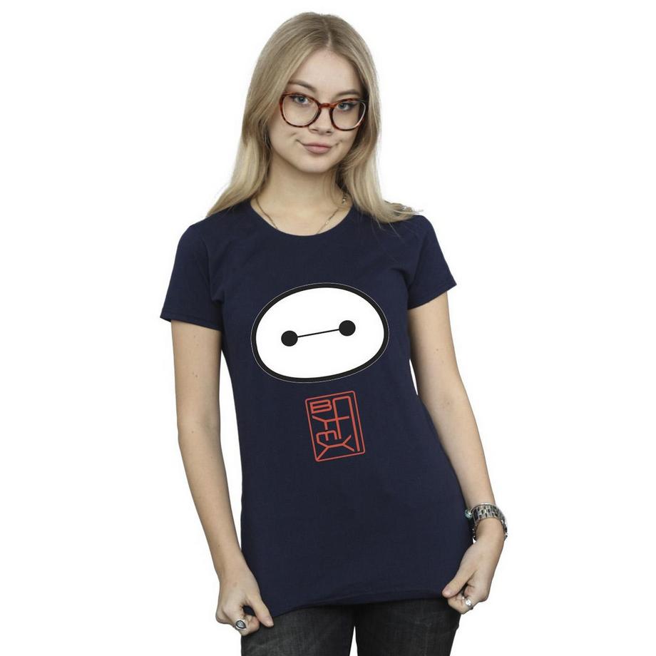 Disney Big Hero 6 Baymax Bedrucktes T-Shirt  