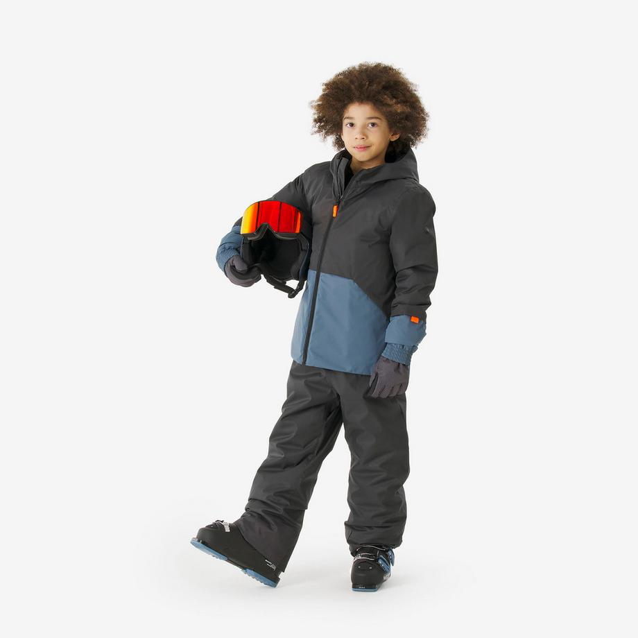 WEDZE  Skijacke Kinder warm Polyester 