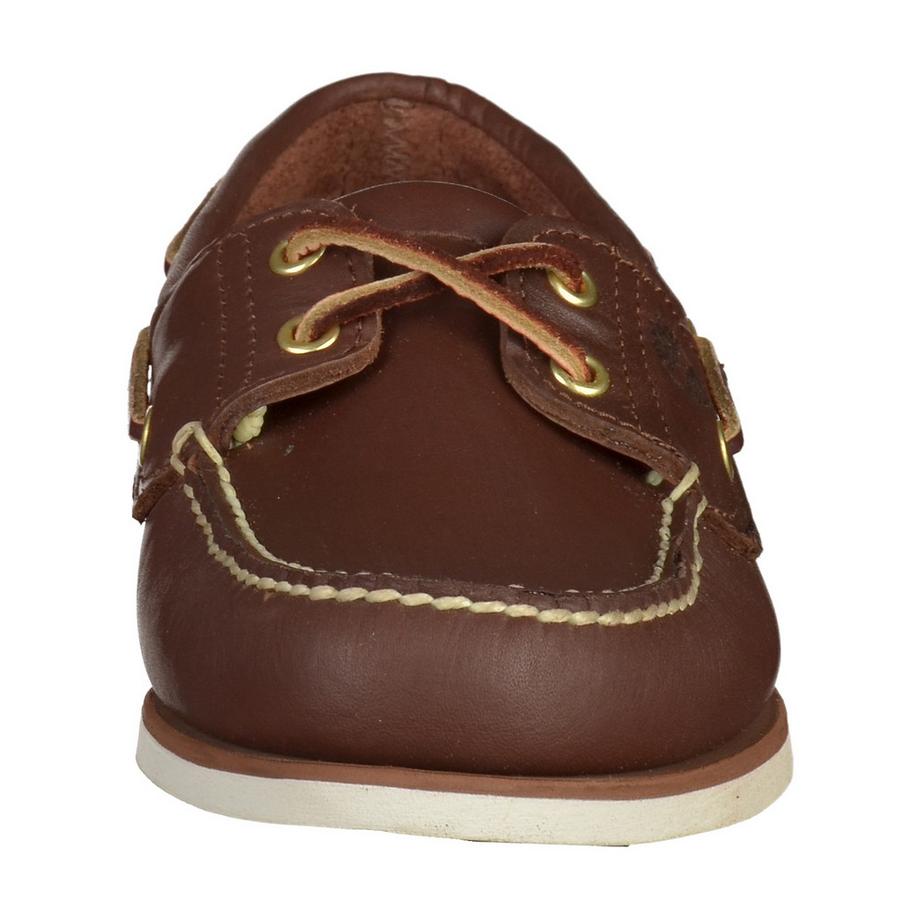 Timberland Scarpe da barca in pelle marrone  