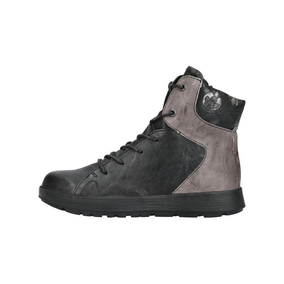Think Schnürstiefelette mit Seitlichem Reißverschluss  