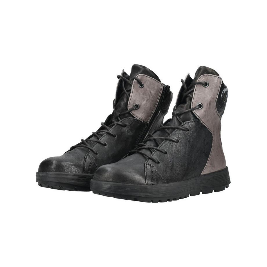 Think Schnürstiefelette mit Seitlichem Reißverschluss  