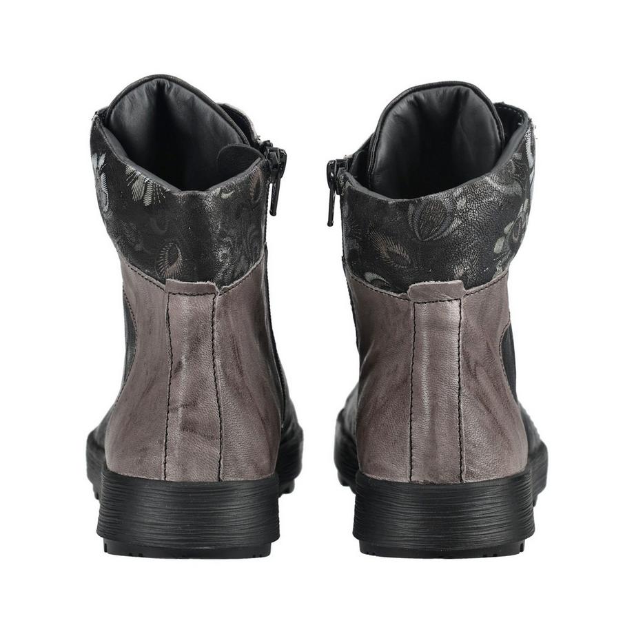 Think Schnürstiefelette mit Seitlichem Reißverschluss  