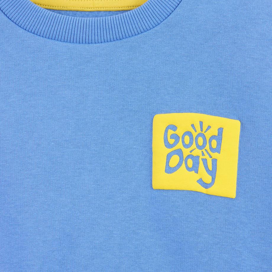 La Redoute Collections  Sweat col rond à message devant et dos 