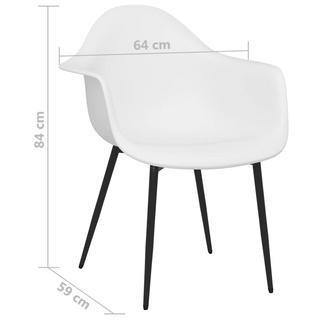 VidaXL Chaise de salle à manger polypropylène  