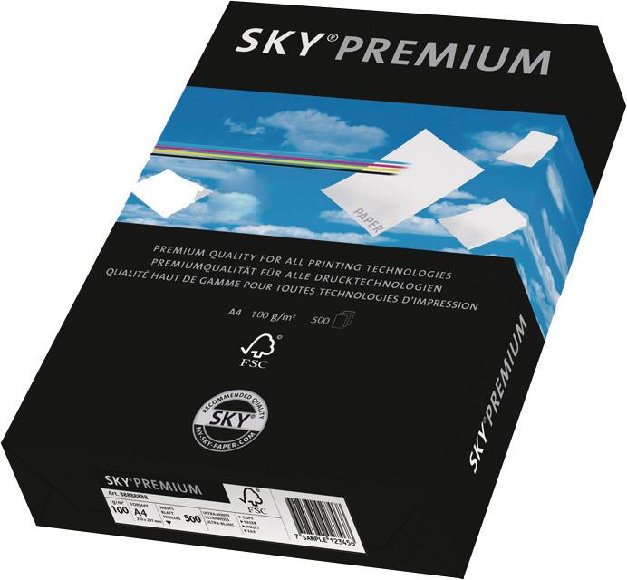 Sky SKY Premium Papier A3 88233199 100g, weiss 500 Blatt  