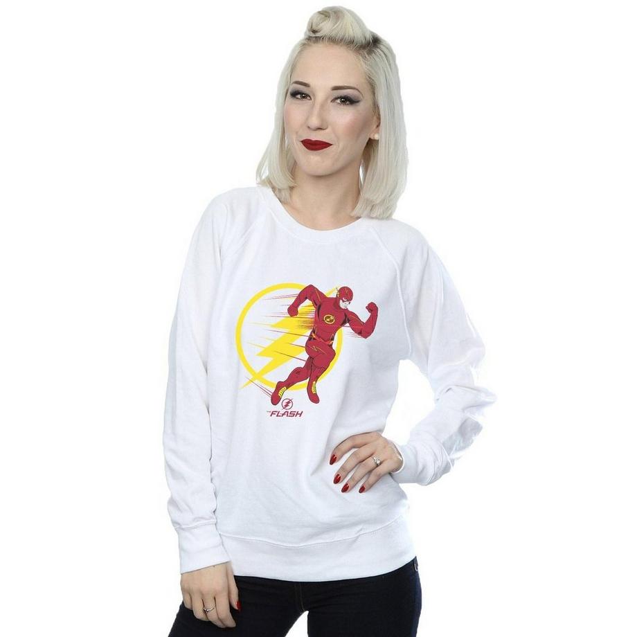 DC COMICS Flash Running Logo Sweatshirt  