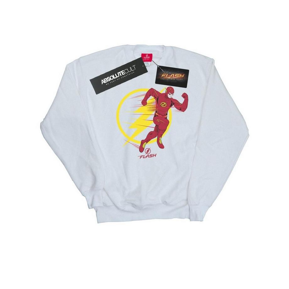 DC COMICS Flash Running Logo Sweatshirt  