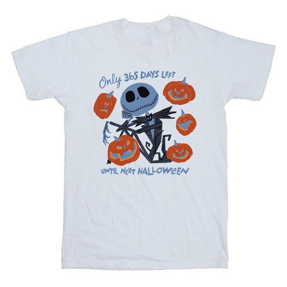Only 365 Days Left Until Next Halloween Maglietta Cotone Ragazze