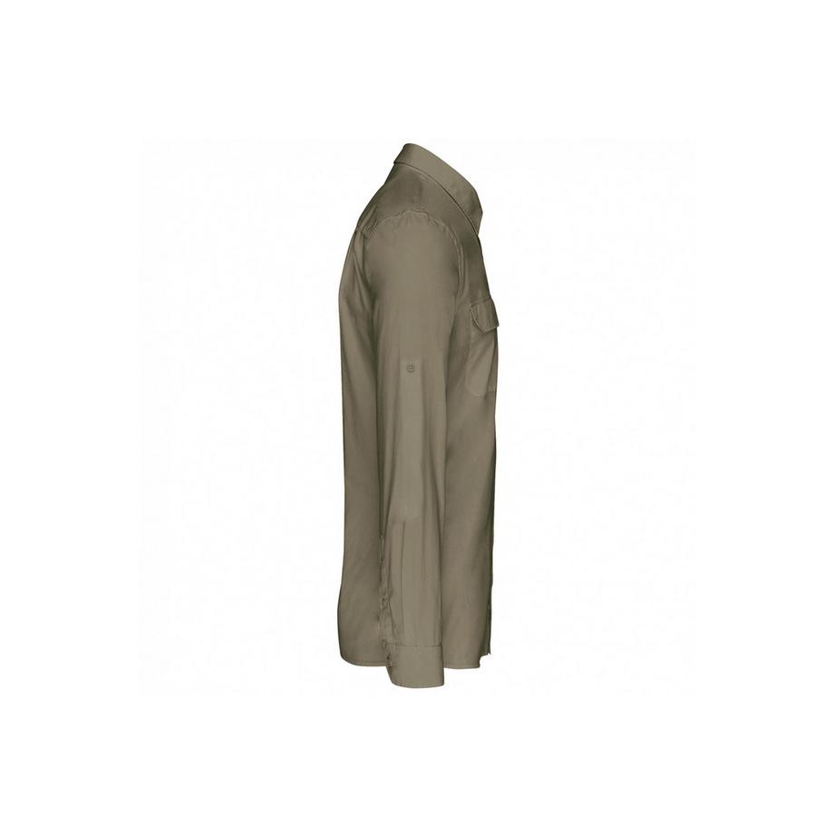 Kariban Camicia Maniche Lunghe Safari  