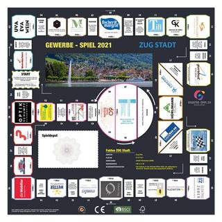 GEWERBE-SPIEL  Brettspiel ZUG Stadt (Deutsch) 
