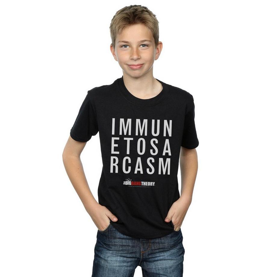 The Big Bang Theory  Tshirt IMMUNE TO SARCASM 