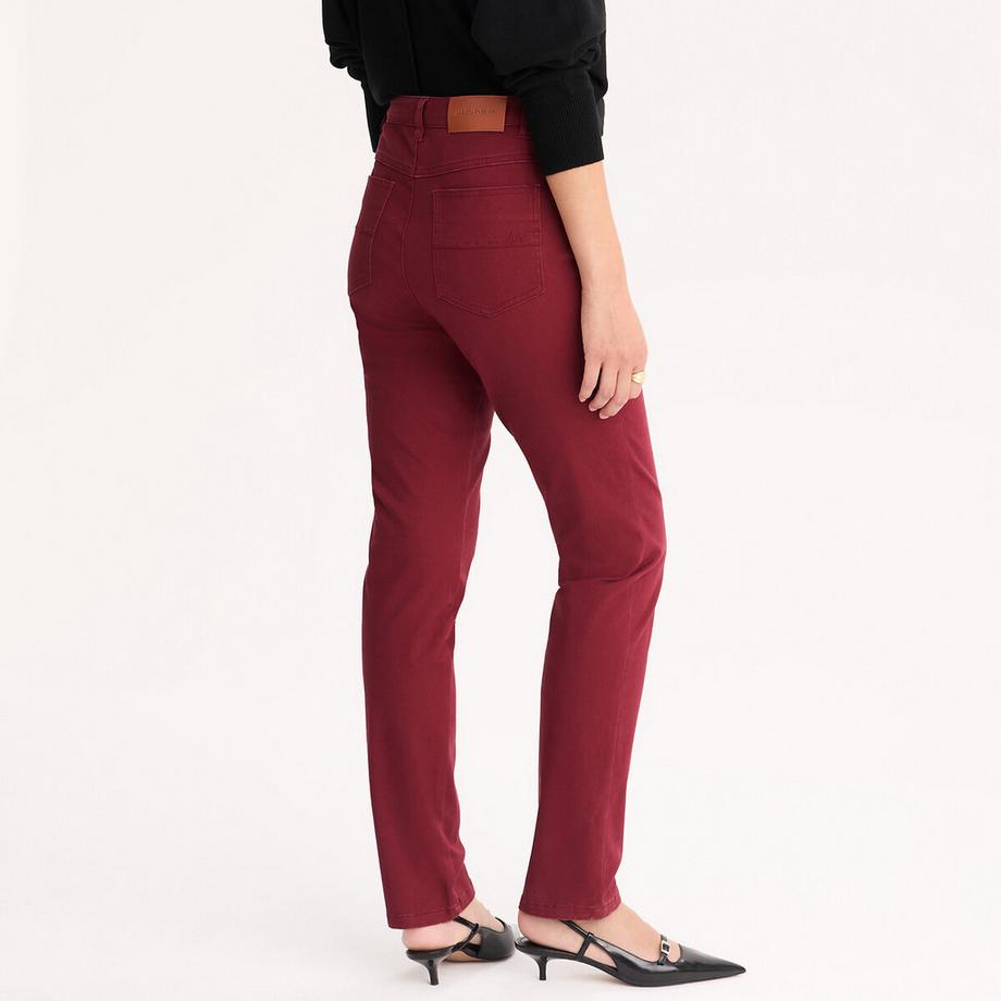 La Redoute Collections Pantaloni Dritti Cinque Tasche Cotone Stretch  