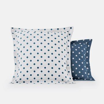 Getupfter Kissenbezug Clarisse aus reiner Baumwolle