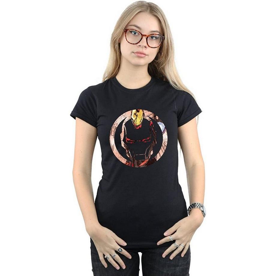 Iron Man Iron Man Circle Logo T-Shirt  
