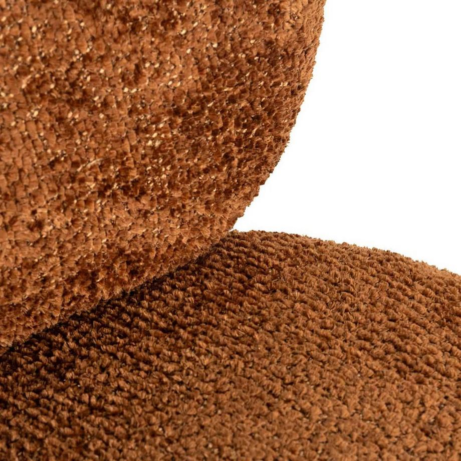 mutoni Fauteuil pivotant Jace Lovely cinnamon  