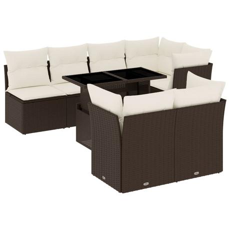 VidaXL Garten sofagarnitur poly-rattan  