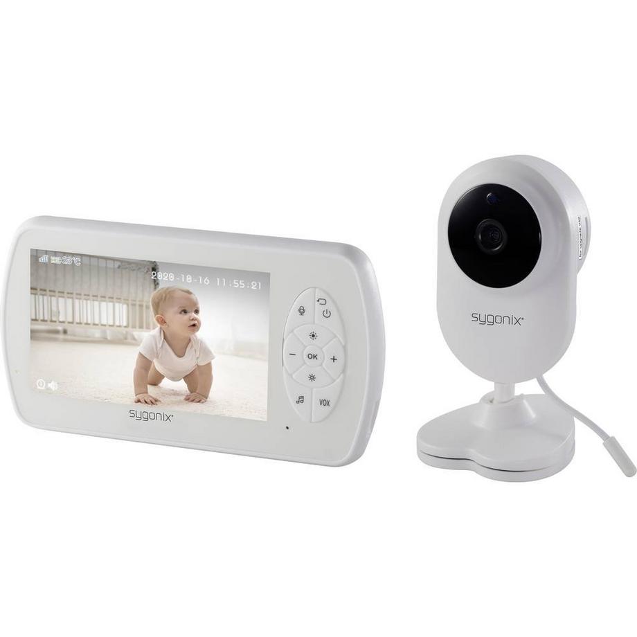 Sygonix  Babyphone mit Kamera, kabellos 2.4 GHz 