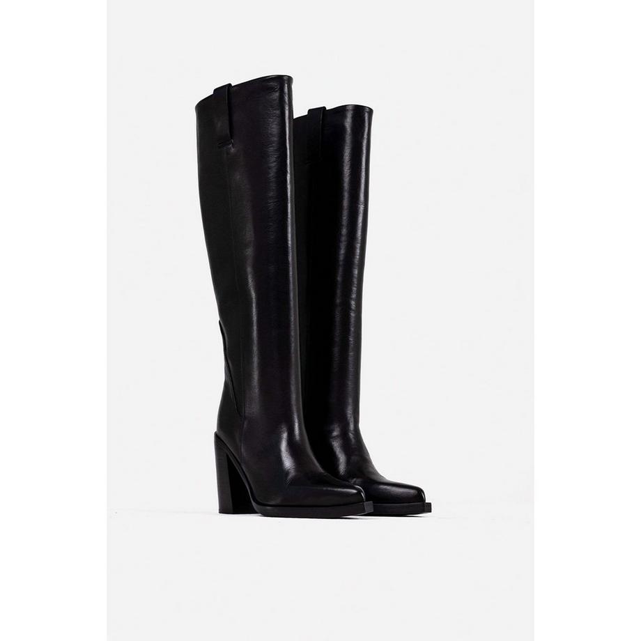 BRONX Damen Stiefel mit Blockabsatz  