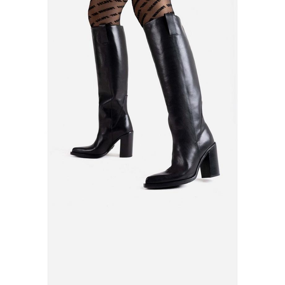 BRONX Damen Stiefel mit Blockabsatz  