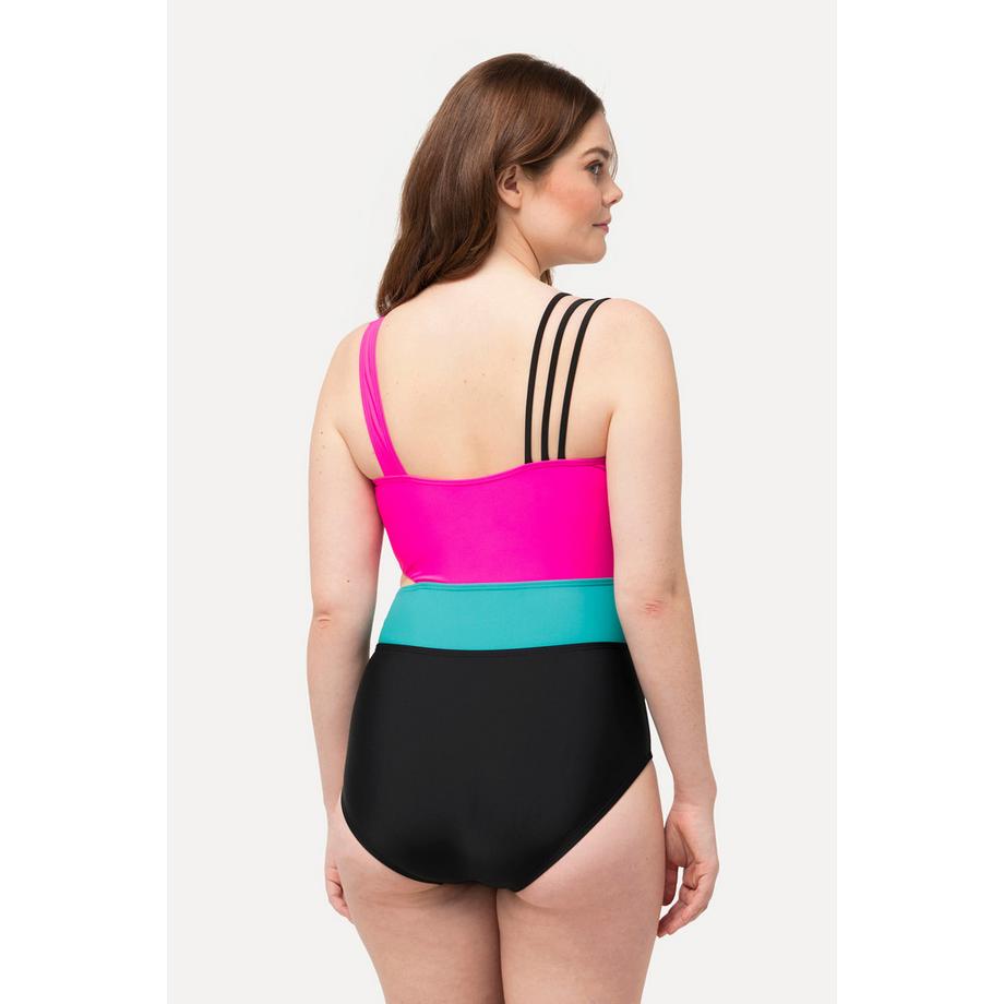 Ulla Popken Maillot de bain Colorblock Bonnets Souples  