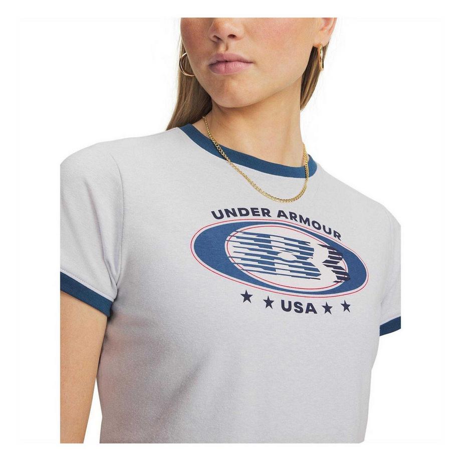 UNDER ARMOUR T-Shirt Ringer à Imprimé Graphique  