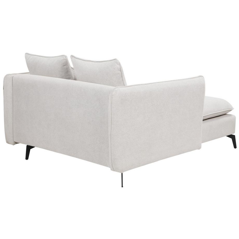 Beliani Chaise longue en Tissu  CHARMES  