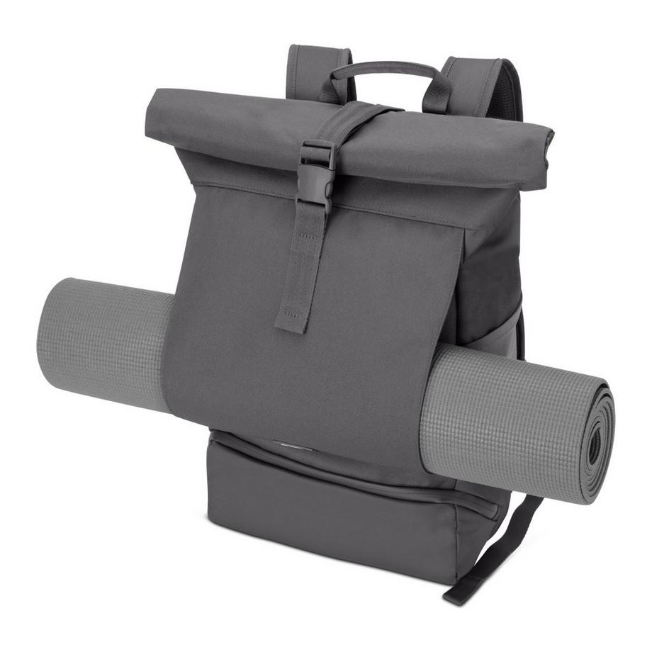 Johnny Urban Allen Sac à dos Rolltop L Gris Foncé  